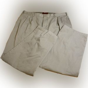 Bob Timberlake Tan Pleated Dress Pants Size 38/30 Men’s